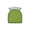 Holland Bar Stool Co 30" Swivel Bar Stool, Nickel Finish, Canter Kiwi Green Seat 81030AN009 - alternate 2
